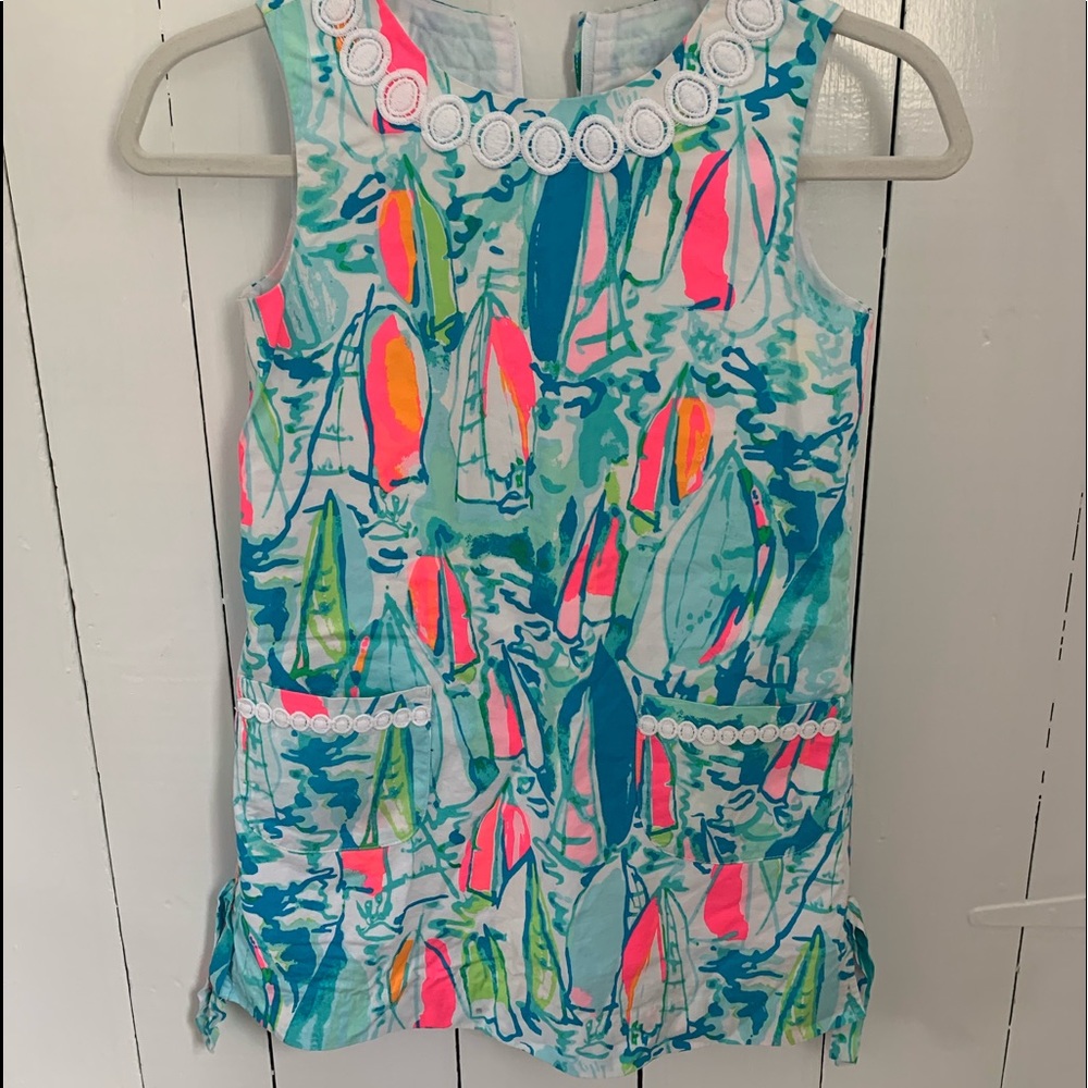 Girls Little Lily Classic Shift Dress